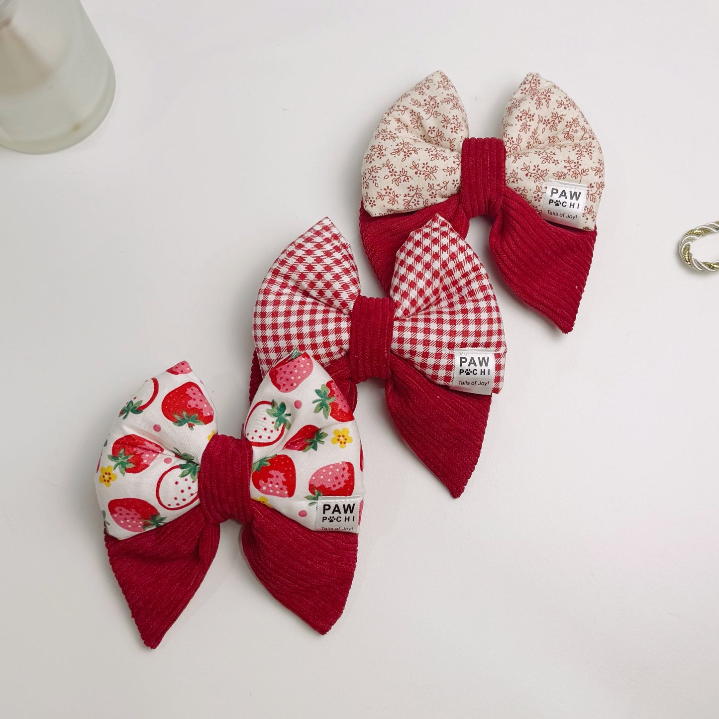 Crimson Petite Florals