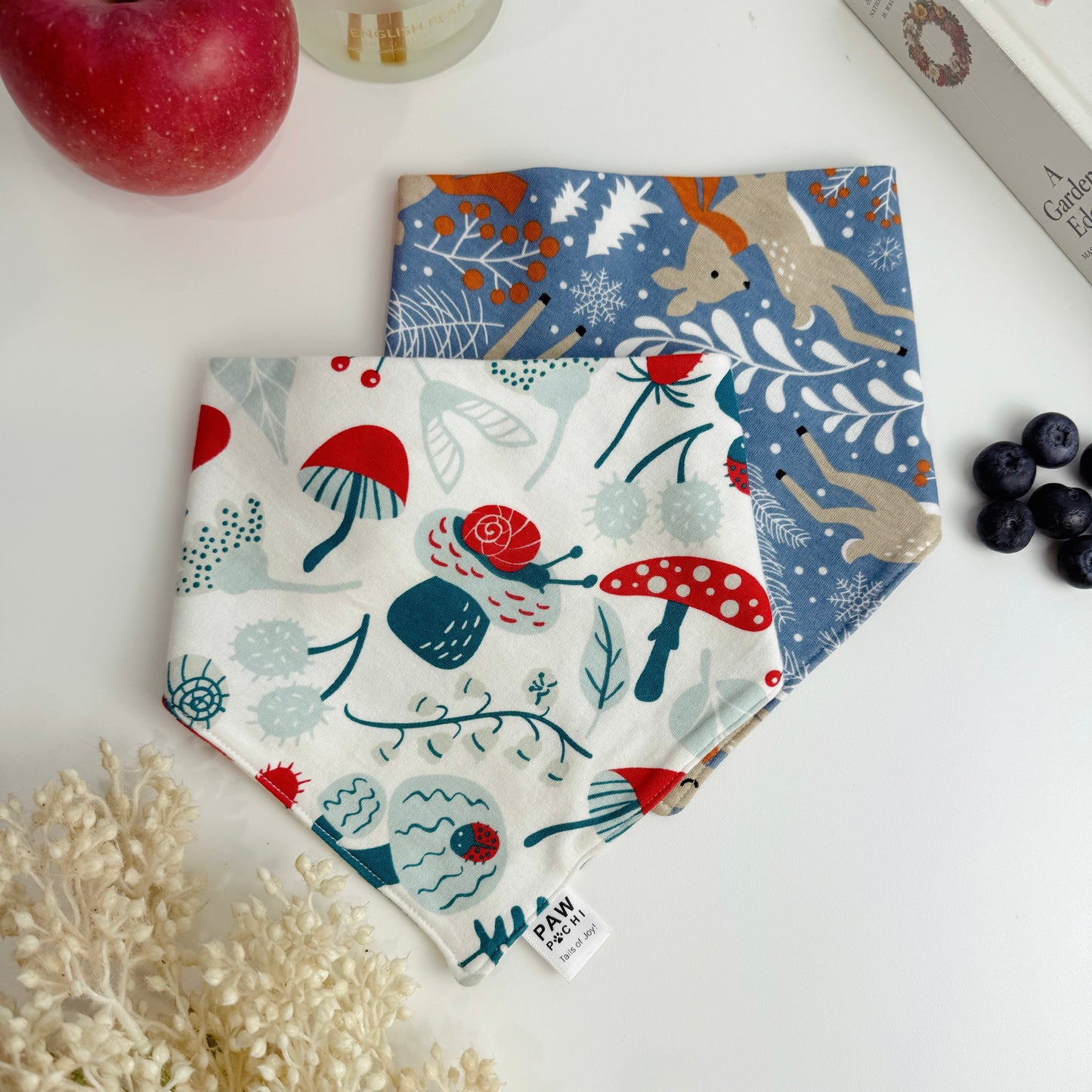 Mushroom Meadow – Whimsical Forest Pet Bandana