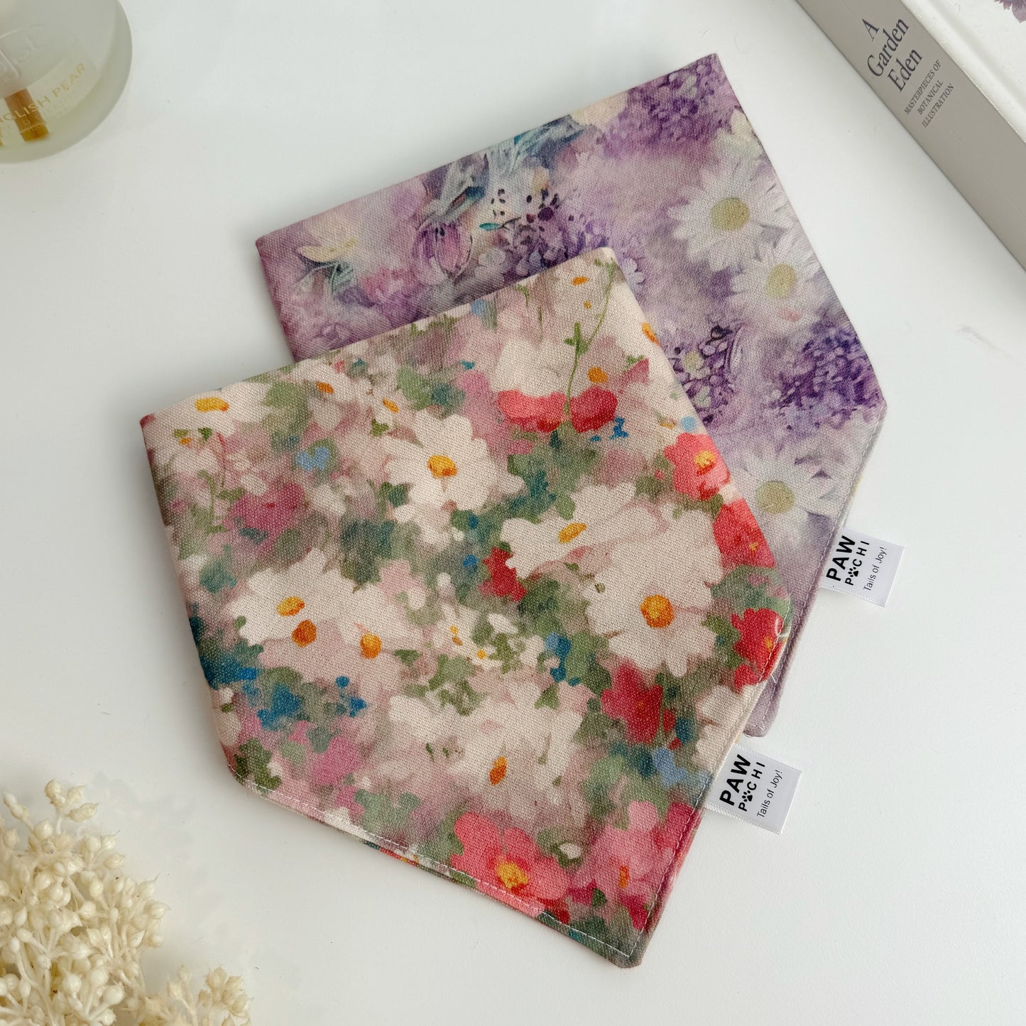 Lavender Mist – Watercolour Pet Bandana