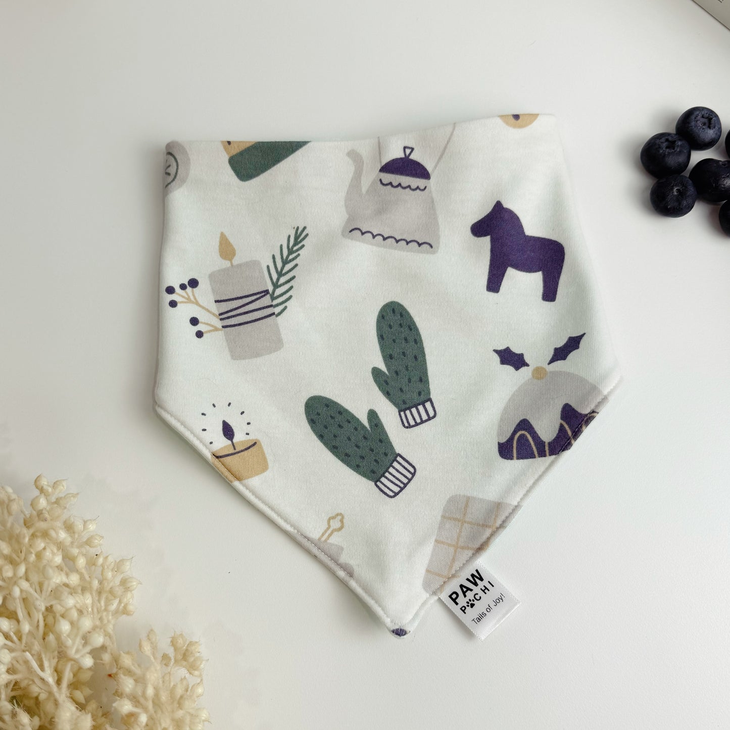 Cozy Nordic – Hygge Winter Pet Bandana
