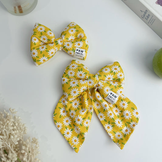 Sunny Daisy – Spring Pet Bow