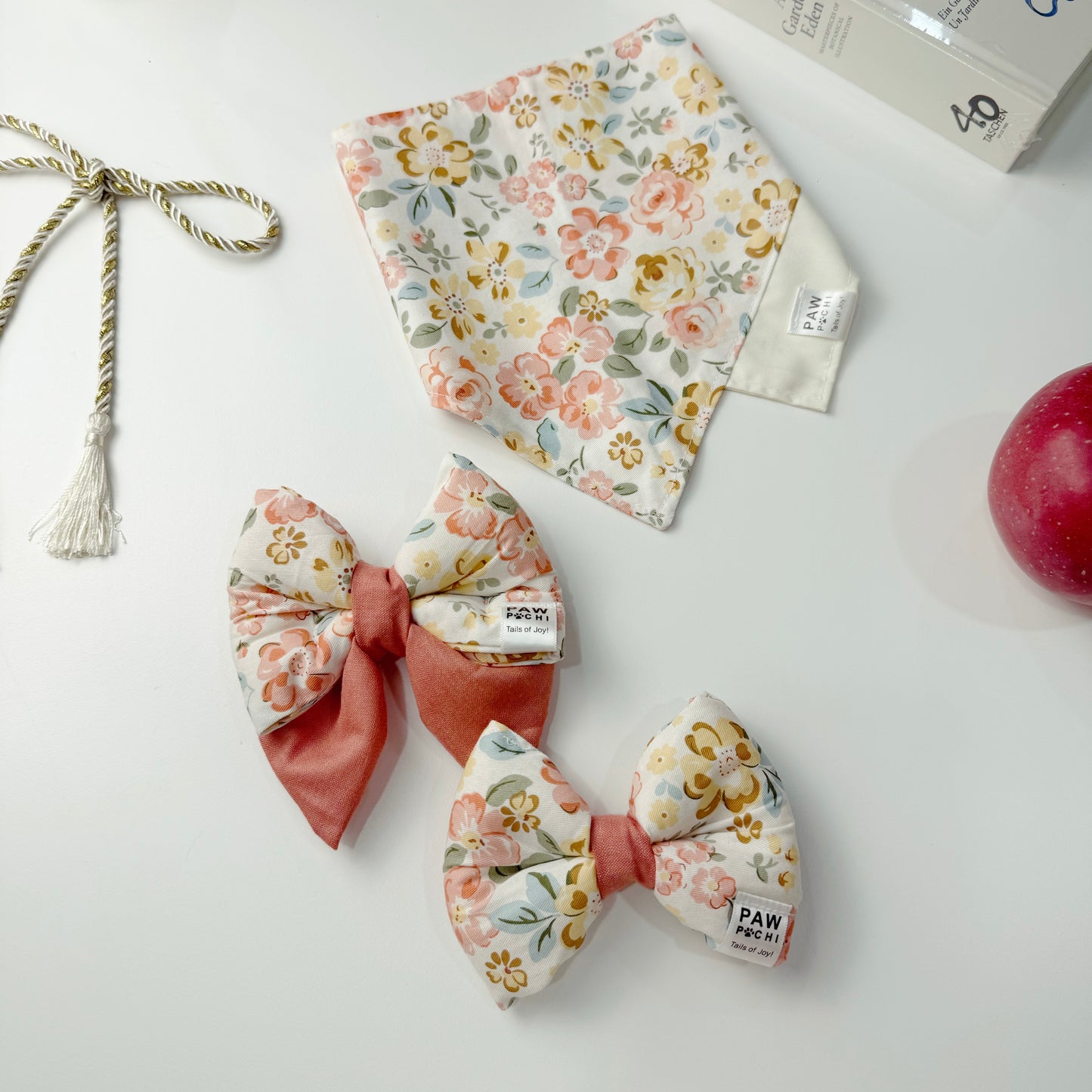 Floral Bow – A Sweet Touch for Your Fur Baby