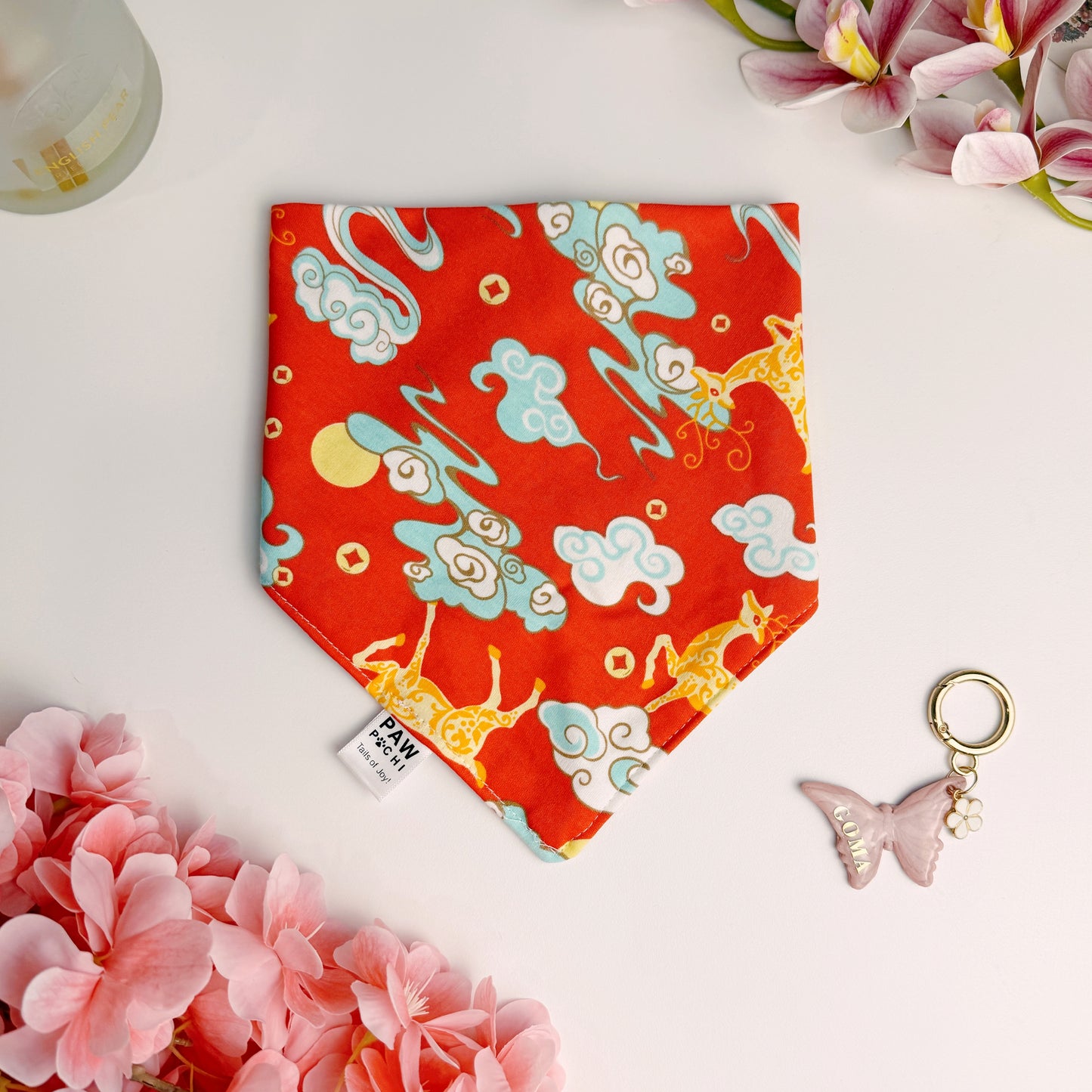 Auspicious Kirin Clouds – Japanese Myth Pet Bandana