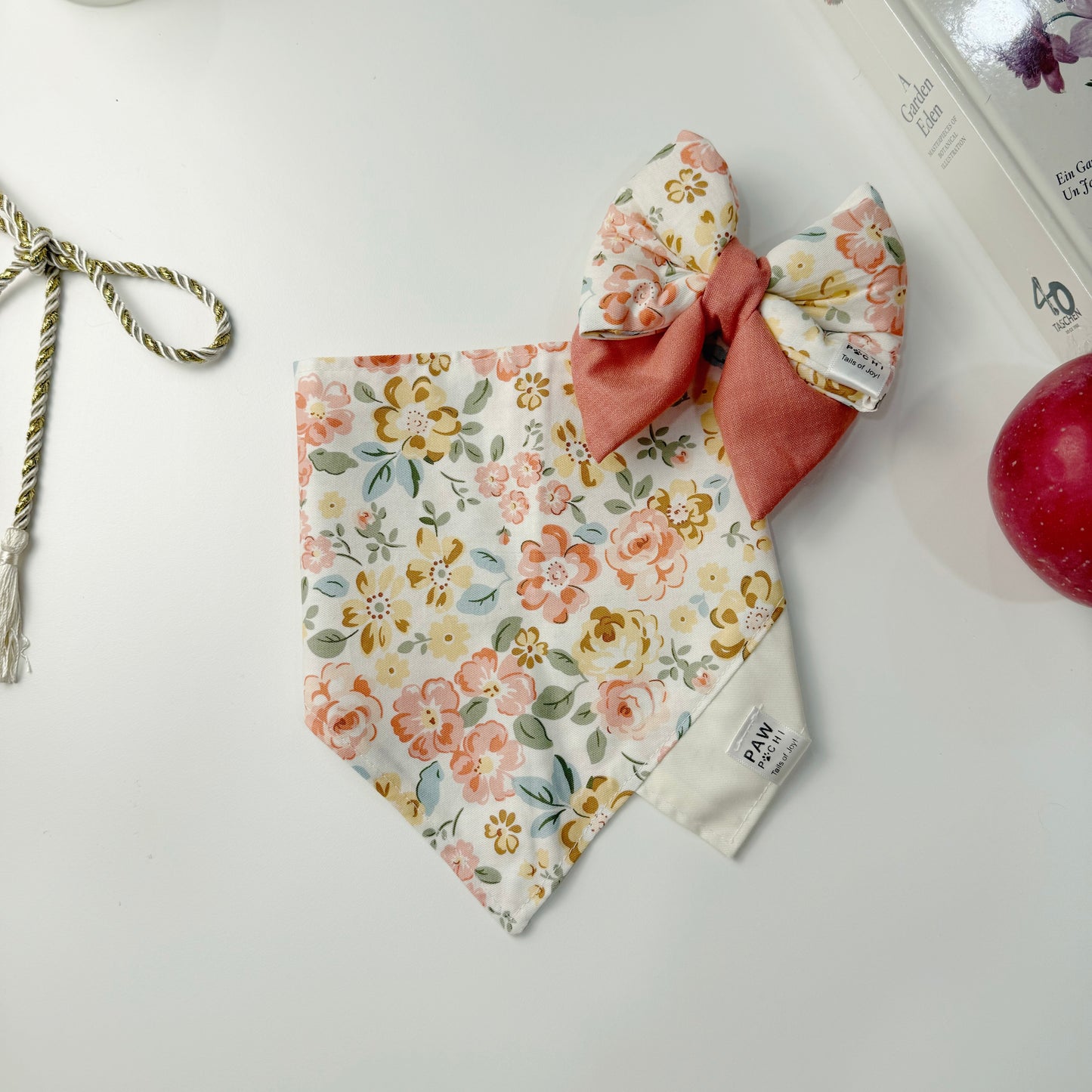 Floral Bow – A Sweet Touch for Your Fur Baby