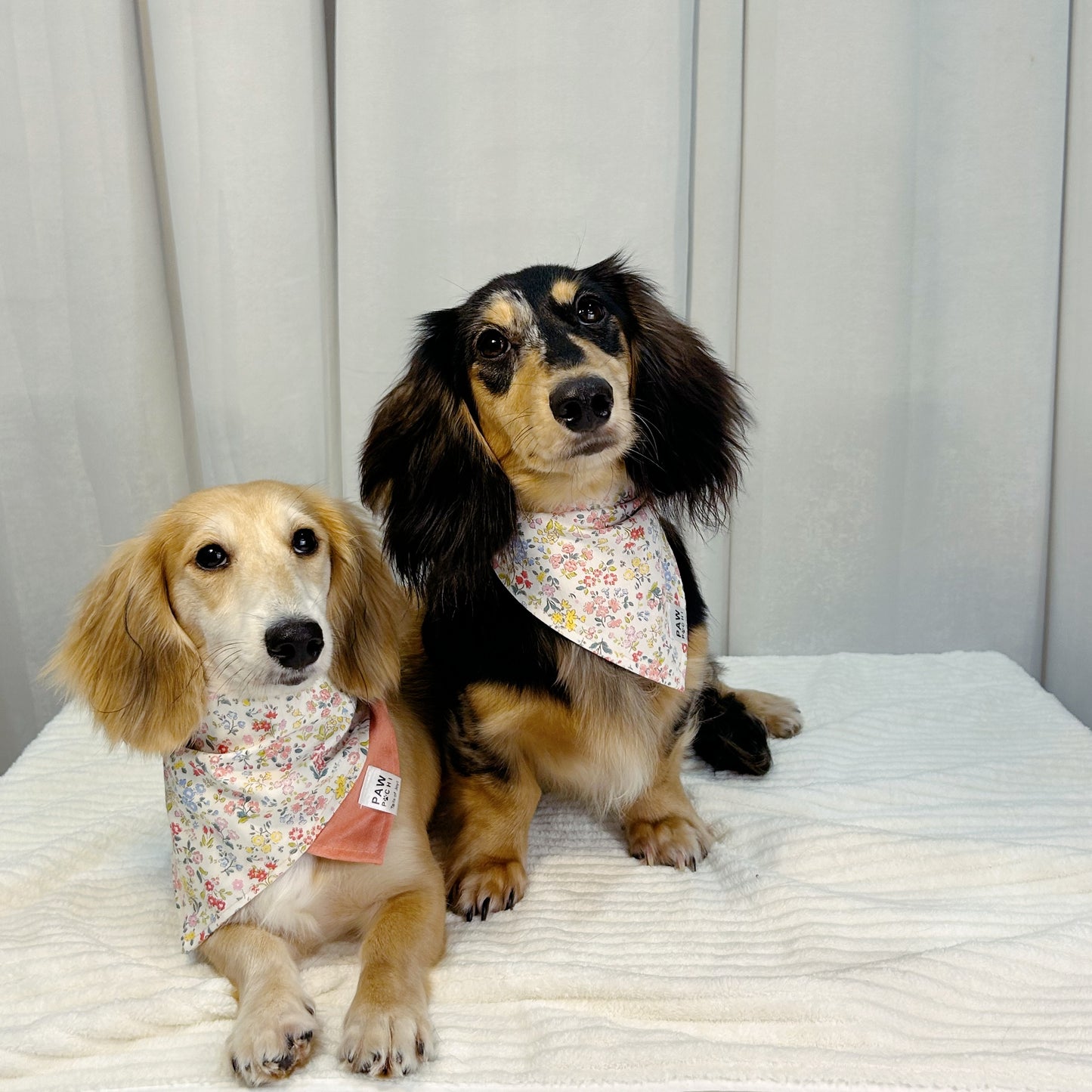 Blossom Hue: The Dark Pink Bandana with Japanese Floral Print