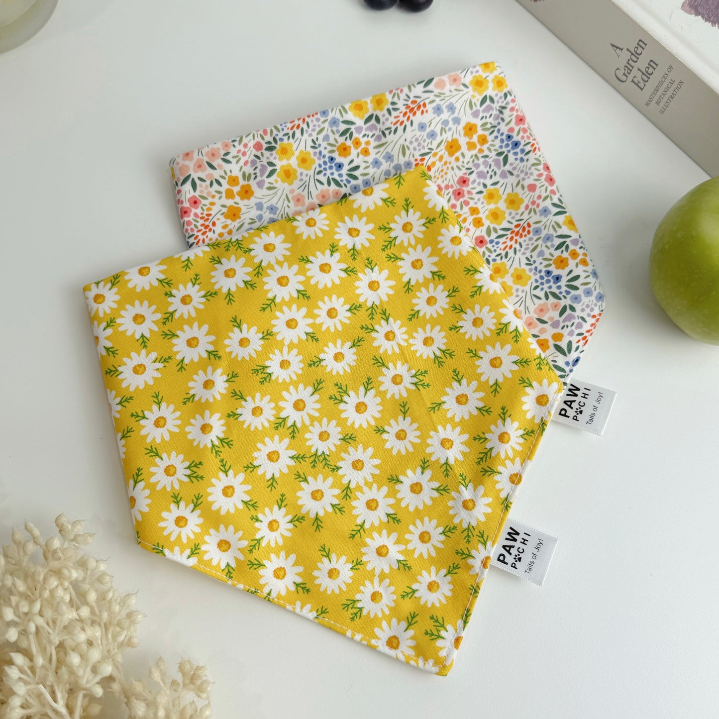 Spring Garden Muse – Botanical Floral Pet Bandana