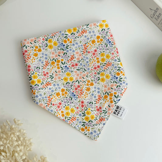 Spring Garden Muse – Botanical Floral Pet Bandana