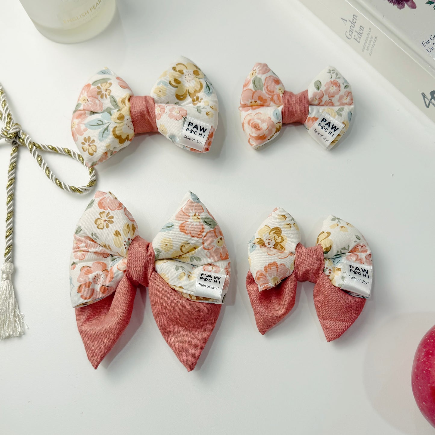 Floral Bow – A Sweet Touch for Your Fur Baby