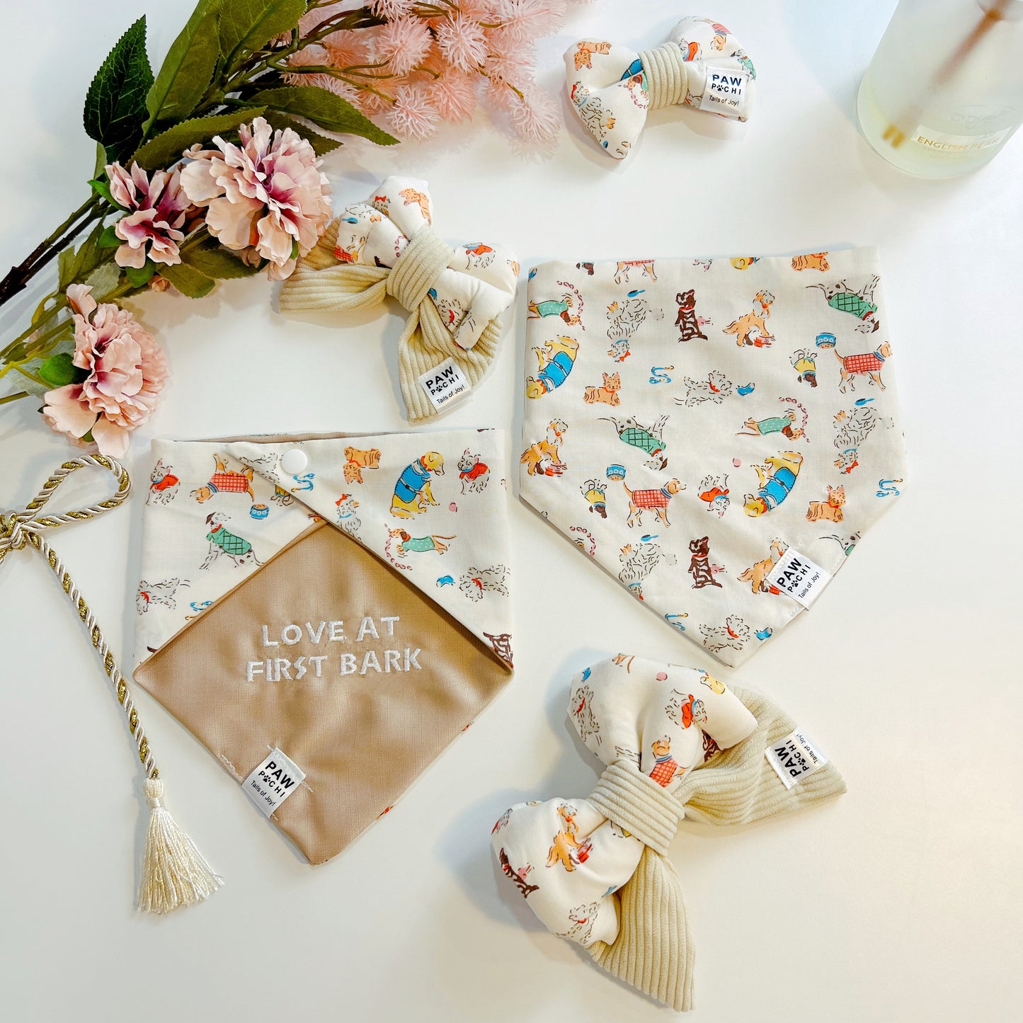 Pawfectly Chic – Dog Print Bow