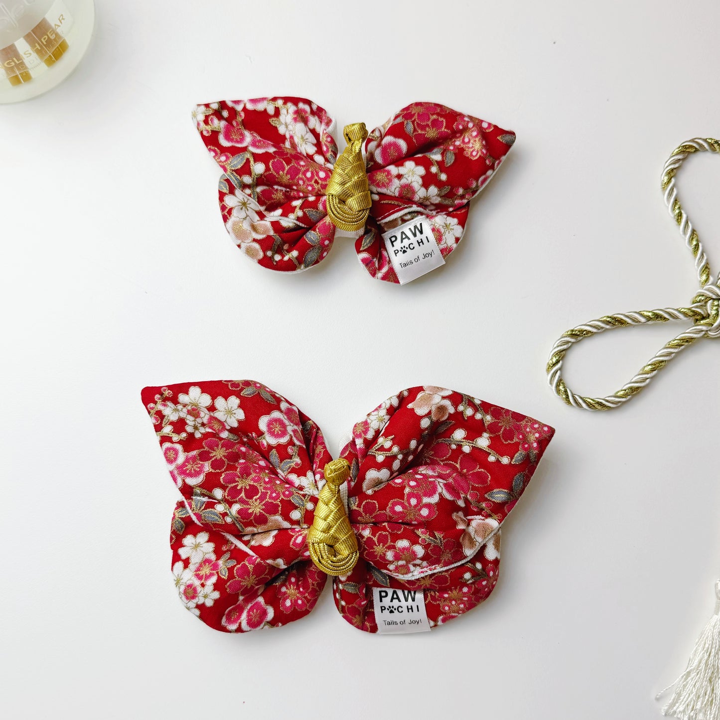 Crimson Hana – Butterfly Kiss Dog/ Cat Bow Tie