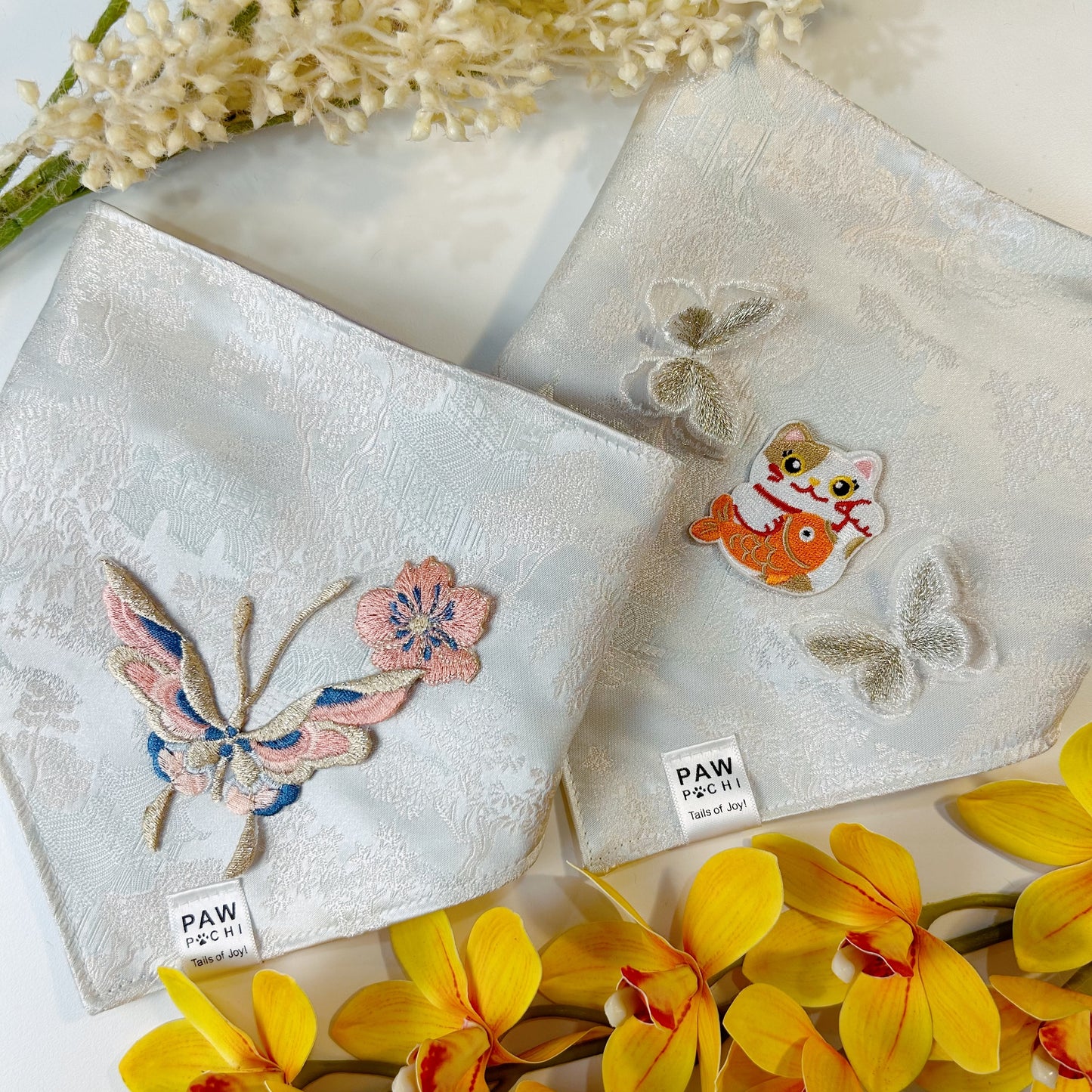 Blossoms of Luck: The Moth & Plum Fortune Bandana