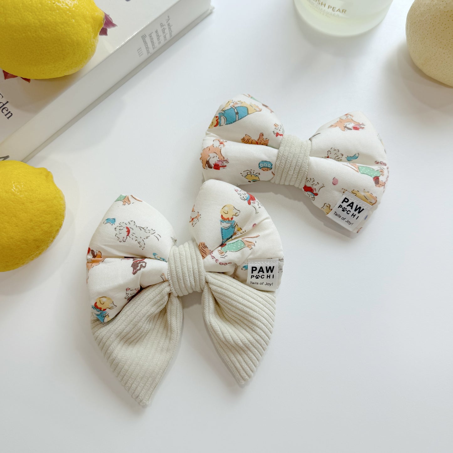 Pawfectly Chic – Dog Print Bow