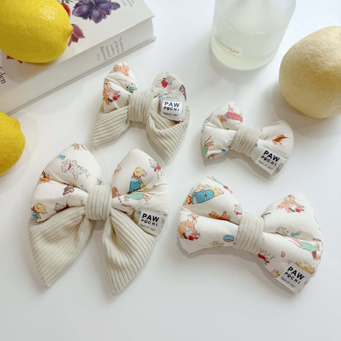 Pawfectly Chic – Dog Print Bow